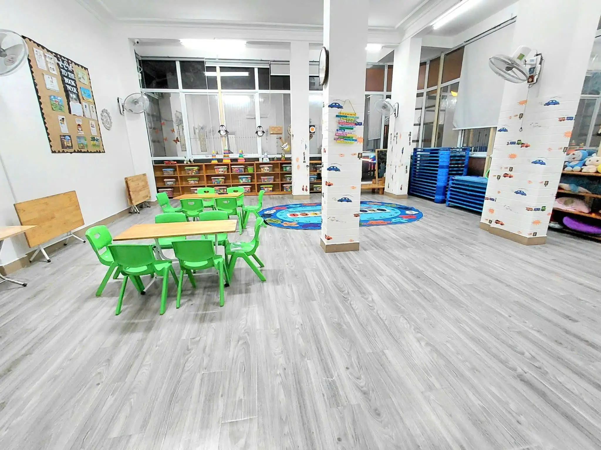Không gian hoạt động của trẻ mầm non